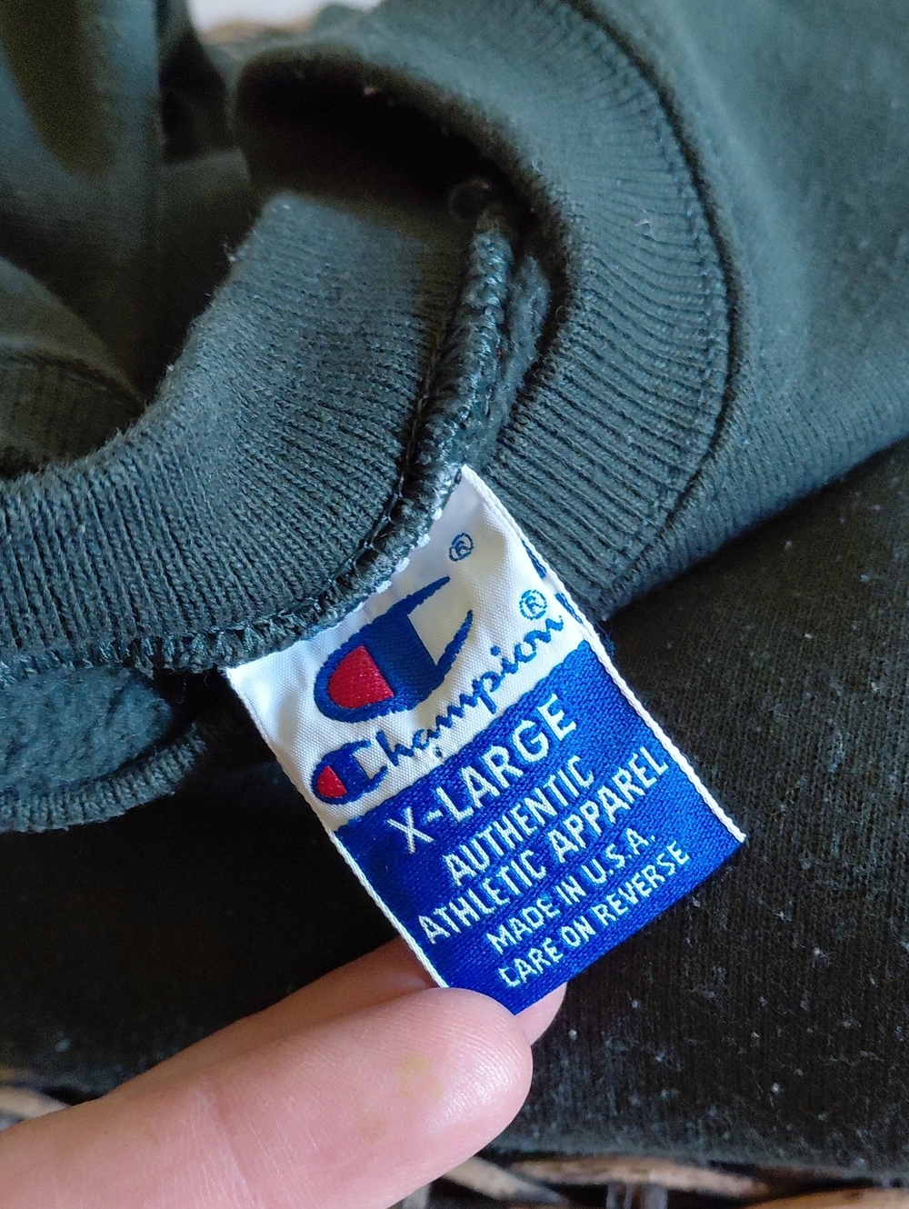 Vintage Champion 'Wisconsin' Crewneck Sweatshirt - Picture 3 of 11